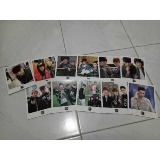 EXO GROWL Official Polaroid foto