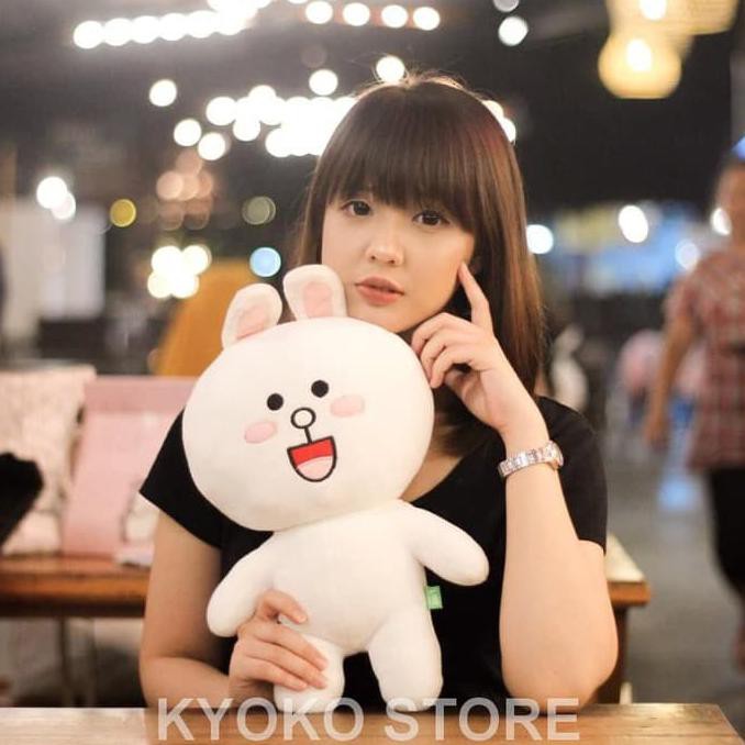 IREADY STOCKl Boneka Line Brown & Cony Plush Doll Original 35cm (With Box) - MOON WITH SALLY
