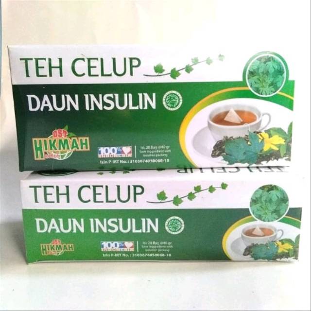 

Teh celup daun insulin