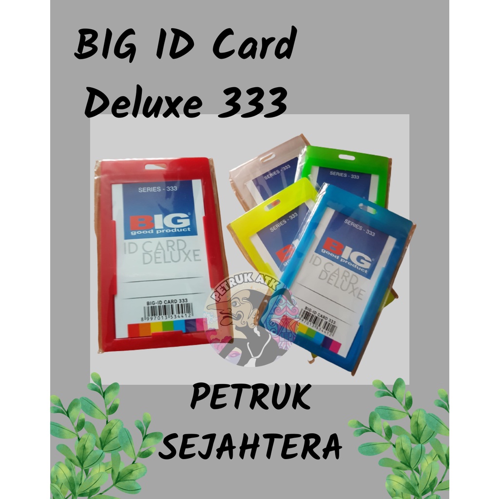 

[PCS] BIG ID CARD HOLDER DELUXE FLOURESCENT 333*