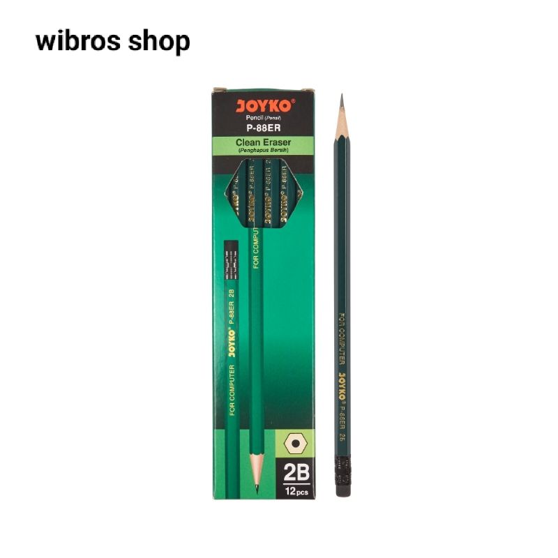 

Pencil Pensil Joyko P-88ER 2B 1 BOX 12 PCS s3273