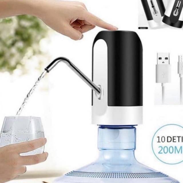 [DGB] DISPENSER POMPA AIR GALON ELEKTRIK LISTRIK ELECTRIC USB LED WATER PUMP