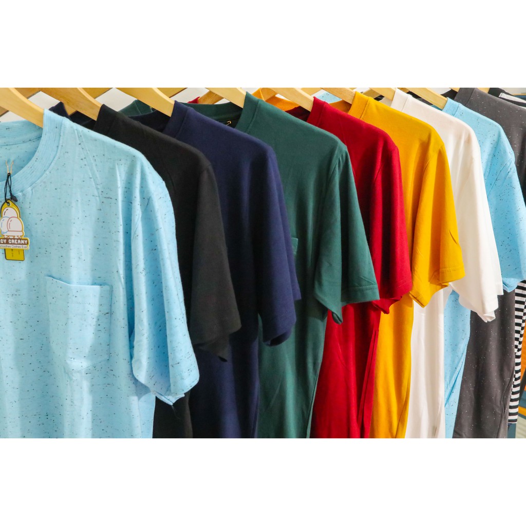 Kaos Distro Premius Icy Creamy Bahan Cotton Modal/Katun Modal BLACK