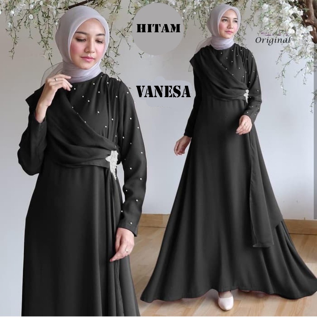 HOPYLOVY - Gamis Maxi Slendang Vanesa