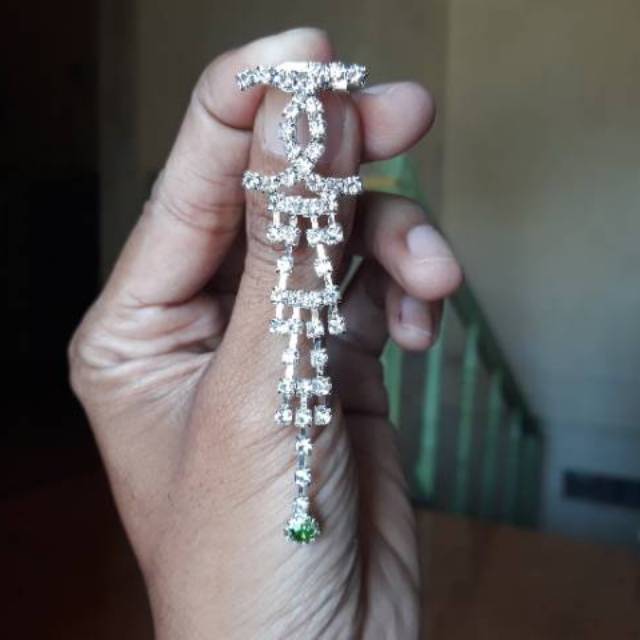 Bross Bros Brooch Peniti Chanel Aksesoris Jilbab Hijab Kerudung Bling-Bling Warna Murah