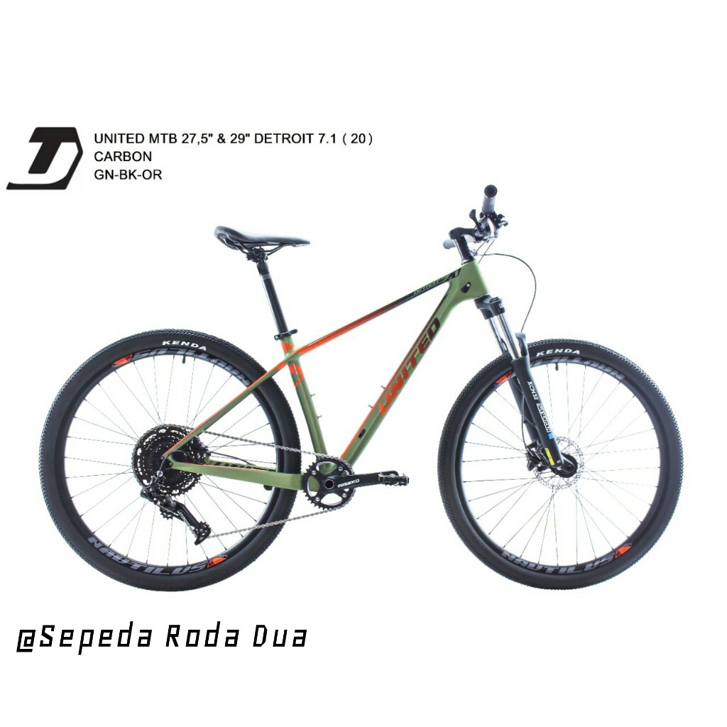 SISA DISPLAY TOKO SEPEDA MTB UNITED 27,5" DETROIT 7.1