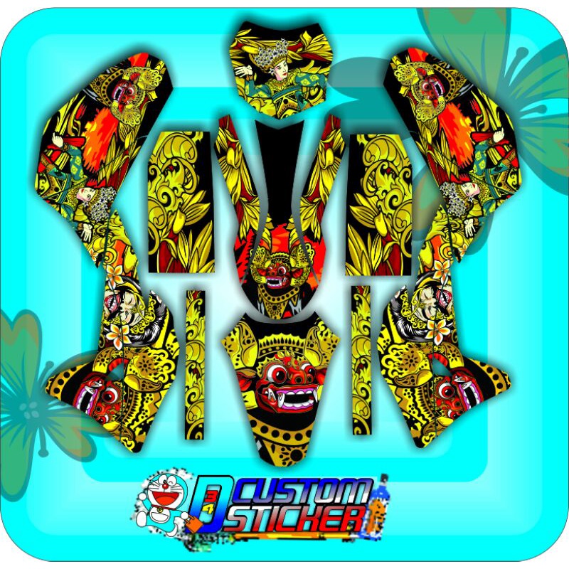 DECAL KLX GORGON DECAL KLX FULL BODI DECAL KLX DTRACKER DECAL KLX BF DECAL KLX TIPE G DECAL KLX TIPE