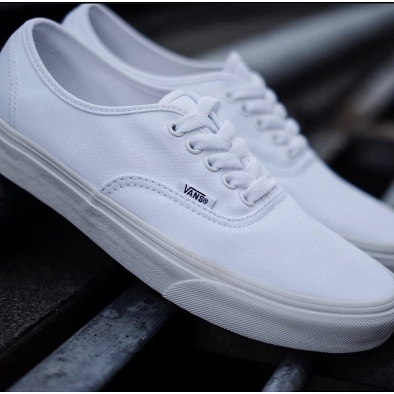 Vans Authentic True White Canvas // Vans Authentic Full White Canvas Original