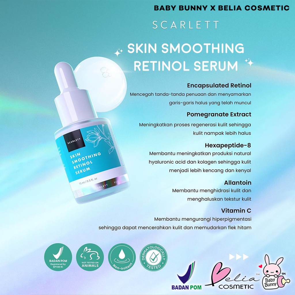 ❤ BELIA ❤ Scarlett Whitening Body Lotion | Shower Scrub | Body Scrub | Face Serum | Facial Wash | Toner | Acne | Sabun Soap | Shampoo | Conditioner | Day Night Cream SCARLET BPOM By Felicya Angelista