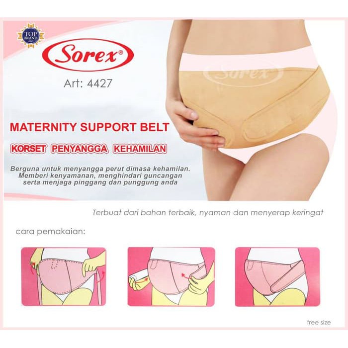 Korset Penyangga Kehamilan / Stagen Hamil / Maternity Support Belt Sorex 4427