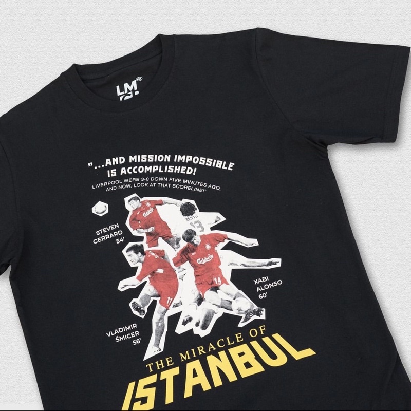 [T-SHIRT] - The Moment “Miracle of Istanbul” AC Milan VS Liverpool in 2005