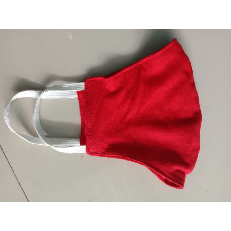 masker kaos 2 lapis earloop dewasa