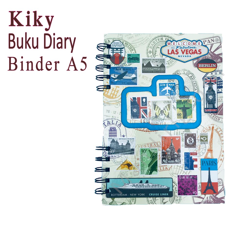 Buku Catatan * Kiky * Diary * Binder * 621550RN-A5