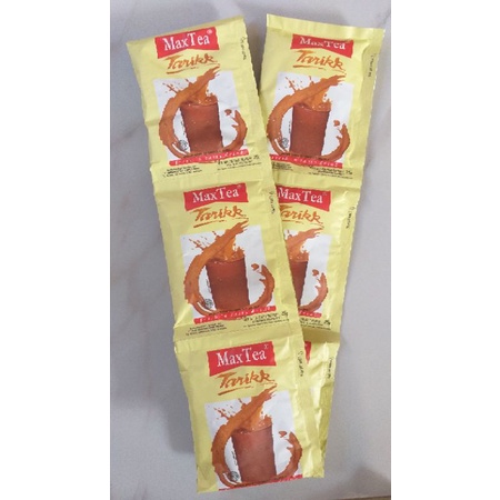 

max tea tarik renceng / sachet 25gr isi 10