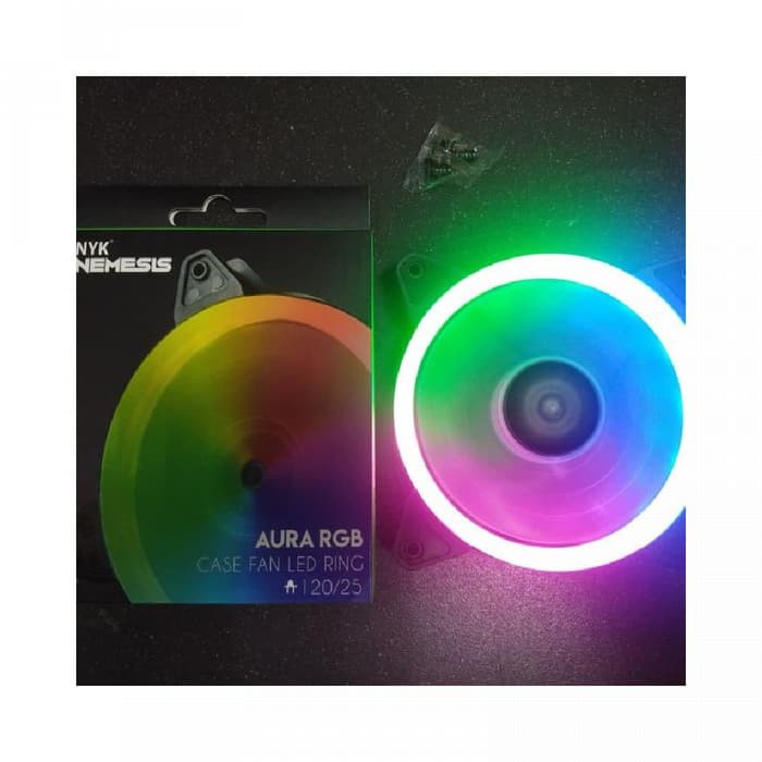 Fan Casing 12cm NYK AURA Nemesis LED RING Auto RGB Gaming Fan Case