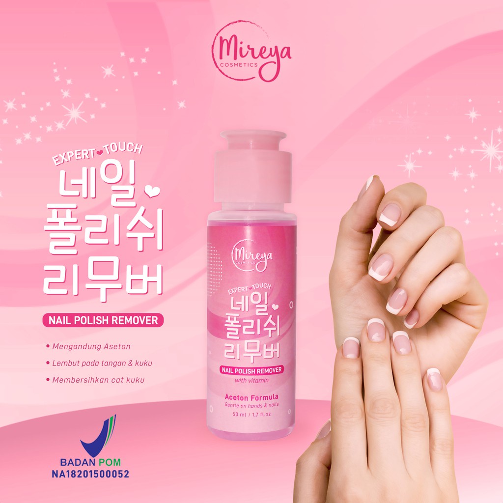 ✨LACIKOSME✨MIREYA EXPERT TOUCH NAIL POLISH -  REMOVER PENGHAPUS KUTEK MIREYA