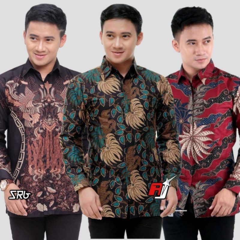 Mans Kemeja Batik Slimfit Fasion Style Tejo Anom