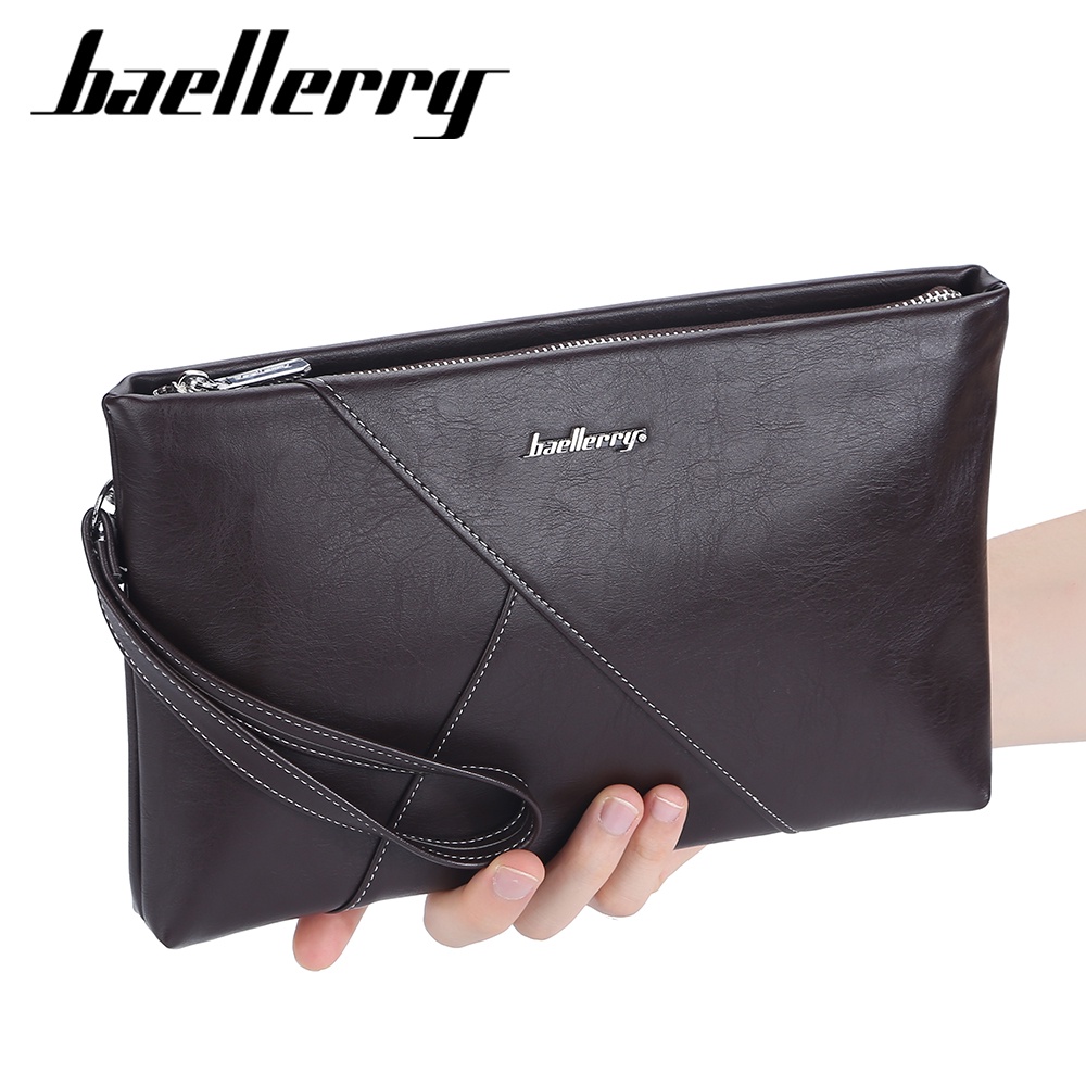 BAELLERRY S1130 Clutch Pria Wanita Bahan Kulit PU Leather Premium WATCHKITE WKOS