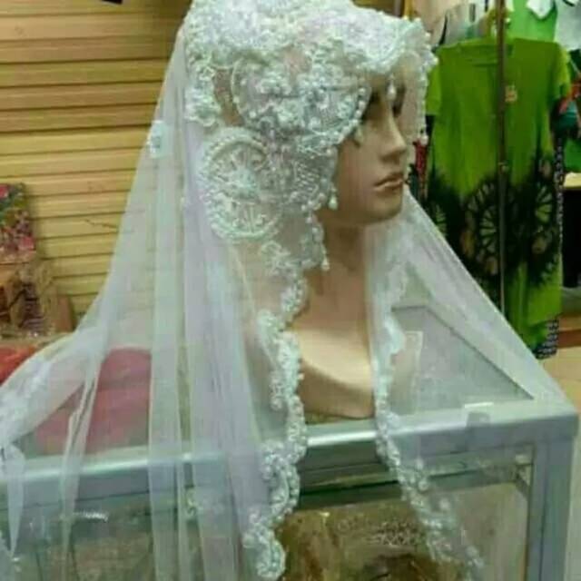 Kerudung Slayer Payet Pengantin