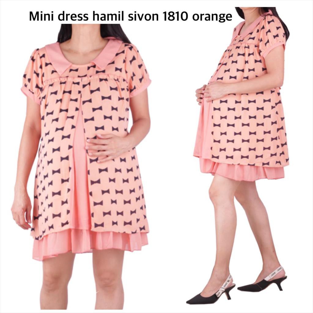 Dress hamil silvon mini baju hamil