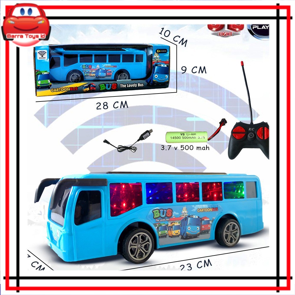 Mainan Anak Mobil Mobilan Bis Tayo Remot Kontrol Tayo The Little Bus Remote Control