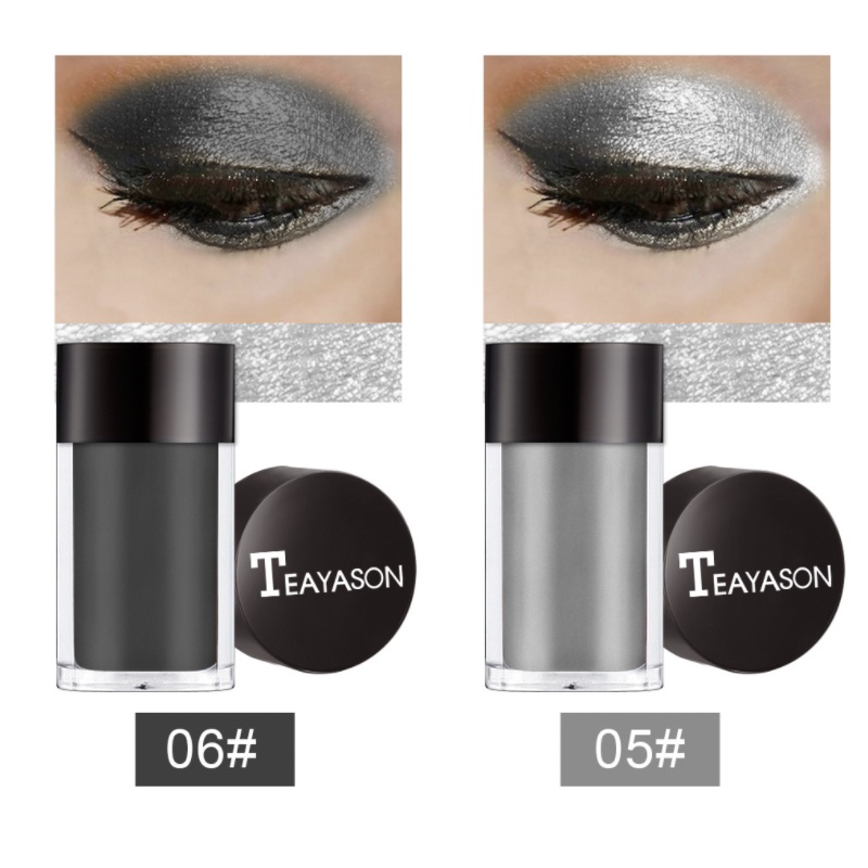 TEAYASON Eyeshadow Glitter 8 Warna Eye Shadow High Shine TD008