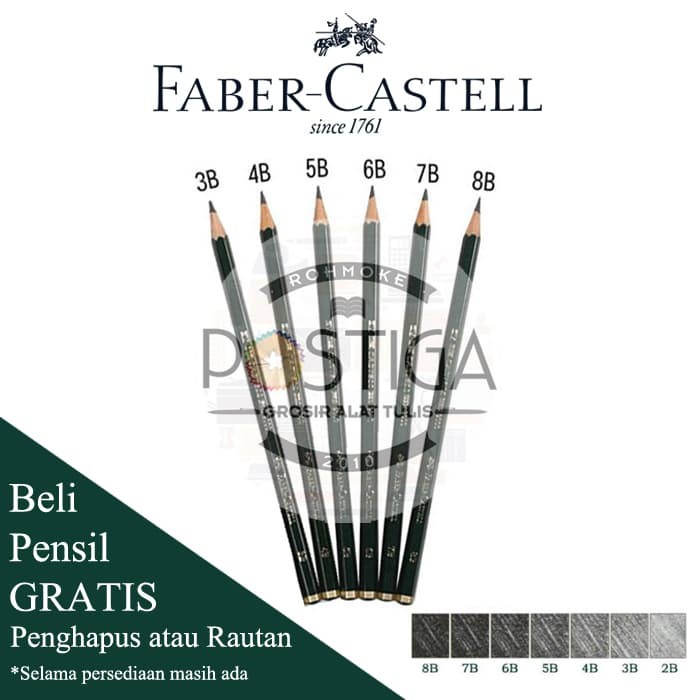 

CODE351 PAKET MENGGAMBAR PRO 8B 7B 6B 5B 4B 3B PENSIL SKETSA