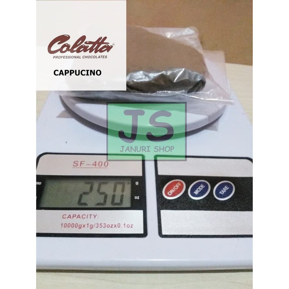 

Cappucino 250 gr Topping Colatta Glaze (repack seal) / topping donat