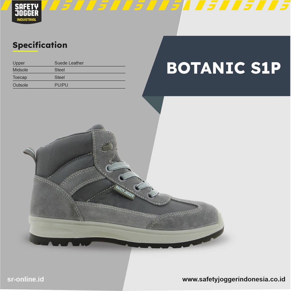 Sepatu Safety Jogger Botanic S1P SRC