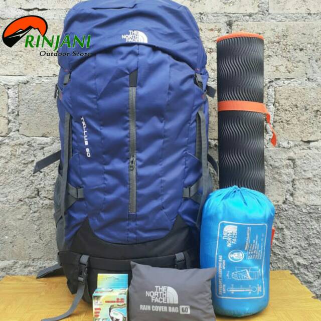Paketan acesoris outdoor / tas gunung / paket hemat tas 60liter