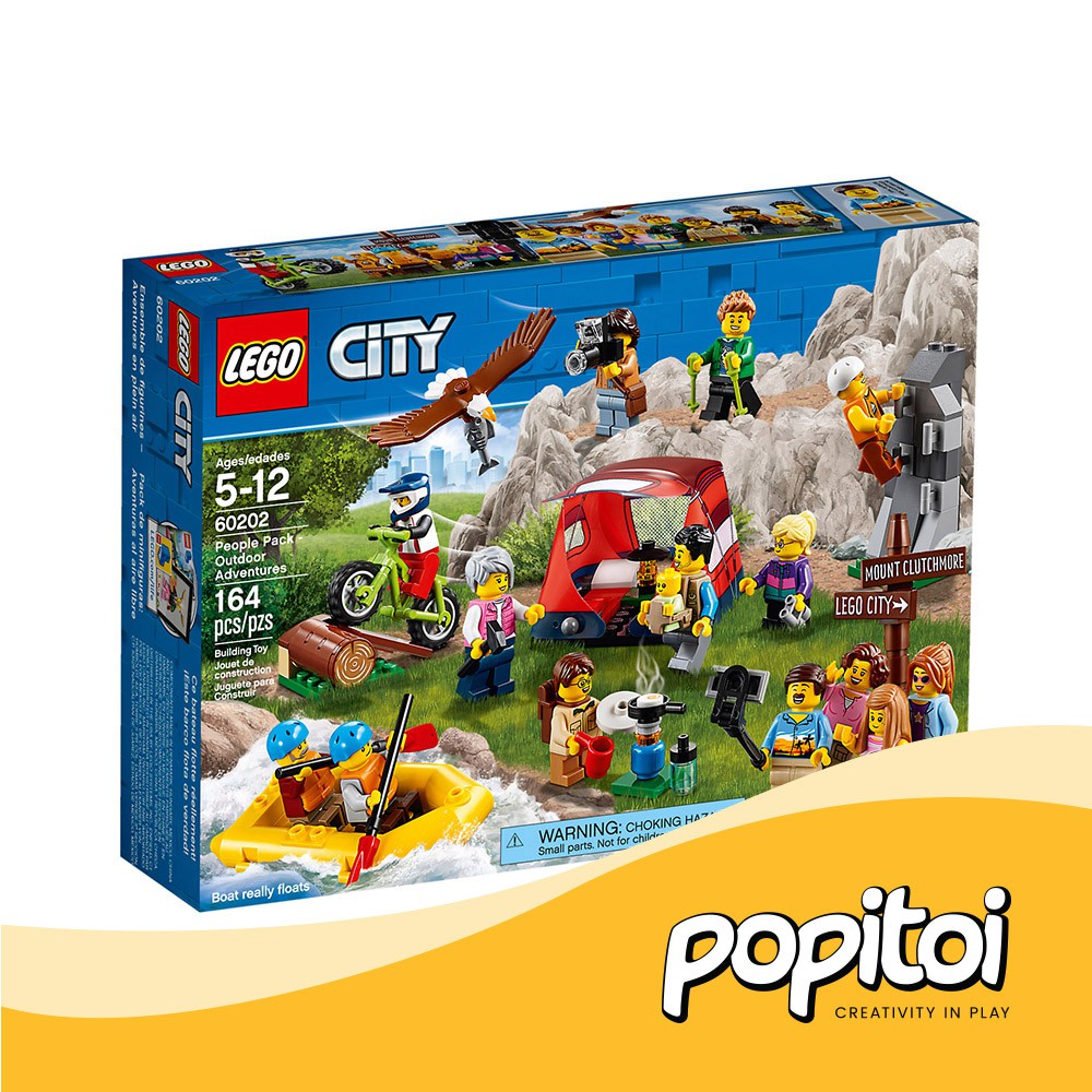 Lego City 60202 People Pack- Outdoor Adventures BAD BOX