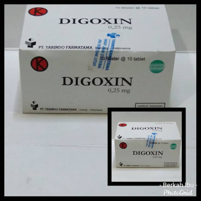 Apa mg digoxin obat 25 0 HARGA DIGOXIN