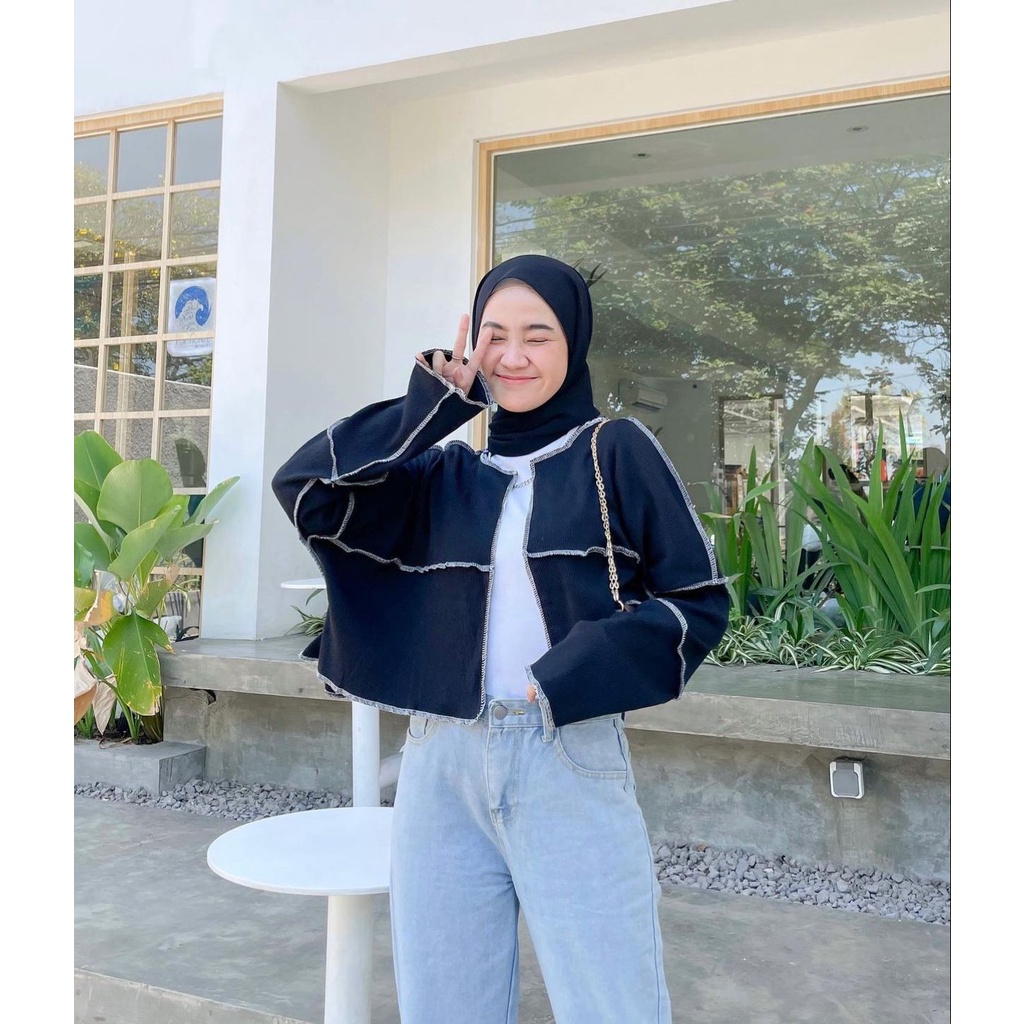 1KG MUAT 7PCS | ASVY OUTER CARDIGAN KARDIGAN BOBAL HITS OOTD SELEBGRAM FASHION GROSIR MURAH WANITA TERKINI
