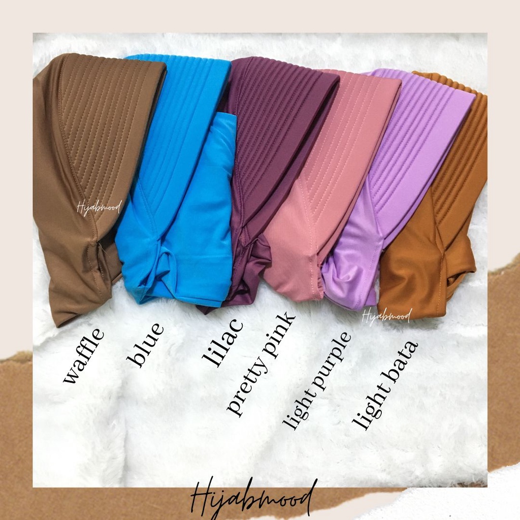 Hijab Instan Sport Warna Netral Hijab Jersey-6