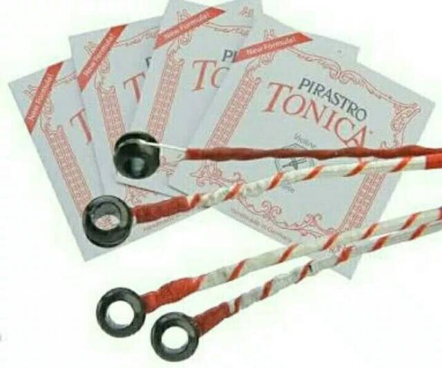 Senar Biola Tonica Violin string 1 set isi 4 senar Pirastro Tonica