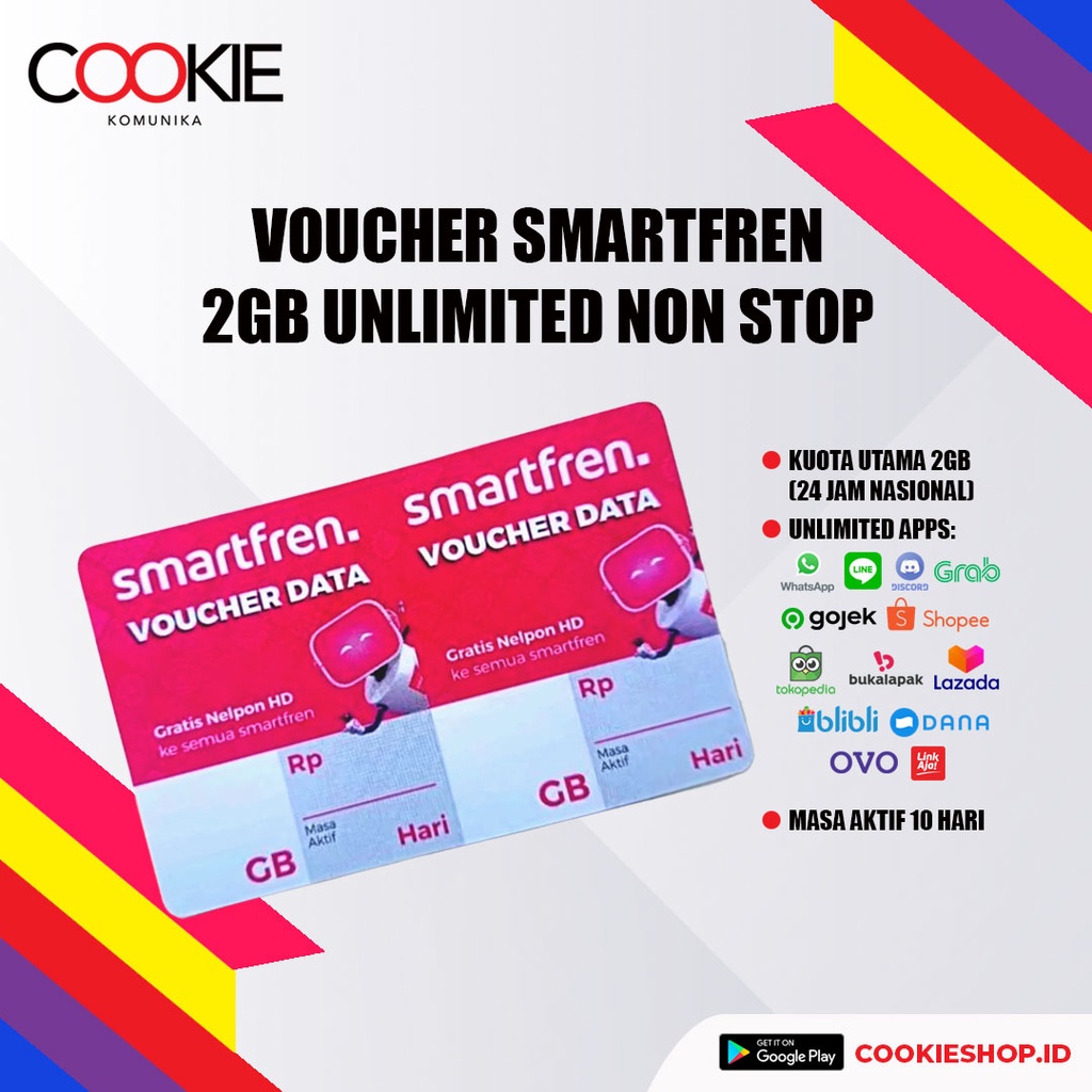 VOUCHER SMARTFREN UNLIMITED NONSTOP 2GB