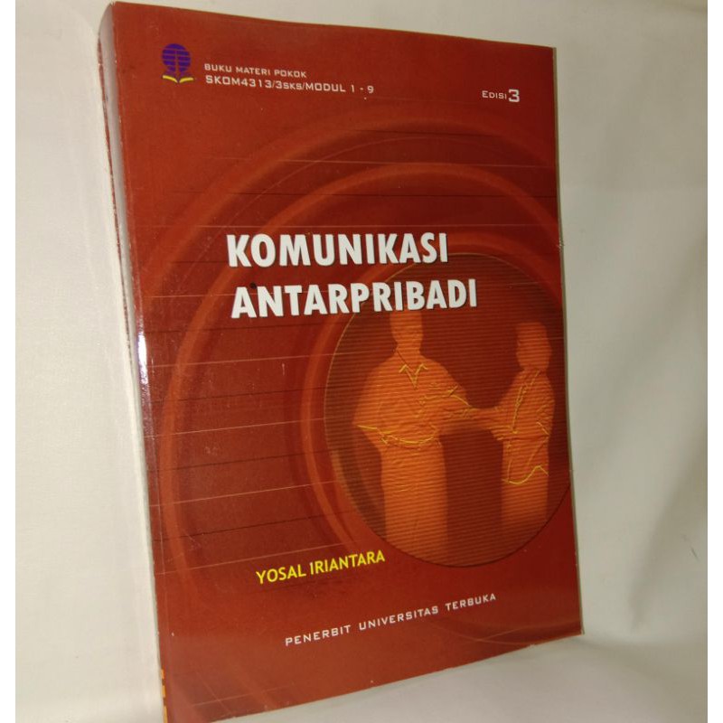 

komunikasi antarpribadi edisi 3 buku ori
