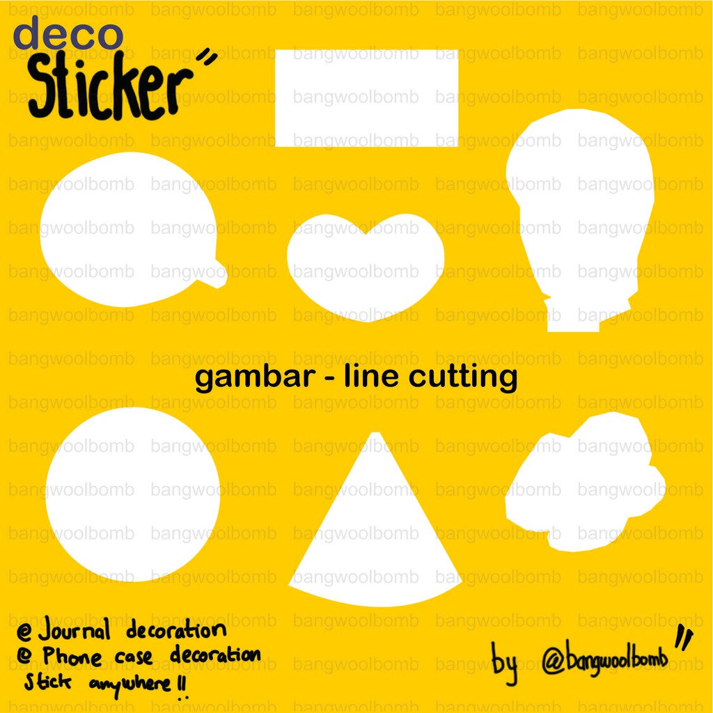 

Jasa Printing Sticker Custom A3+ / Jasa Printing & Cutting Stiker / Custom Stiker / Cetak Stiker