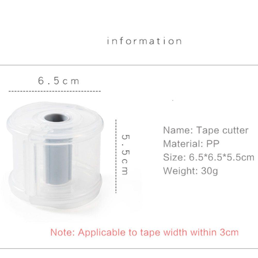 Lanfy Dispenser Selotip Mini Bahan Plastik Transparan