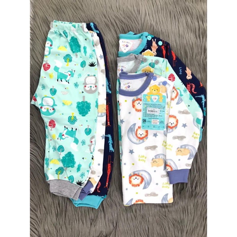 Setelan LIBBY baby Panjang kancing pundak