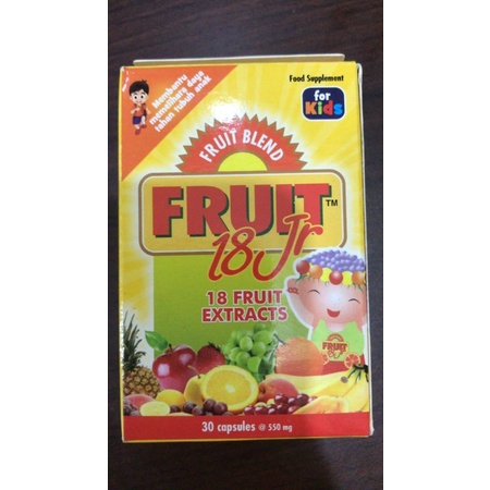 Fruit Blend 18 Jr 550mg 30 Kapsul