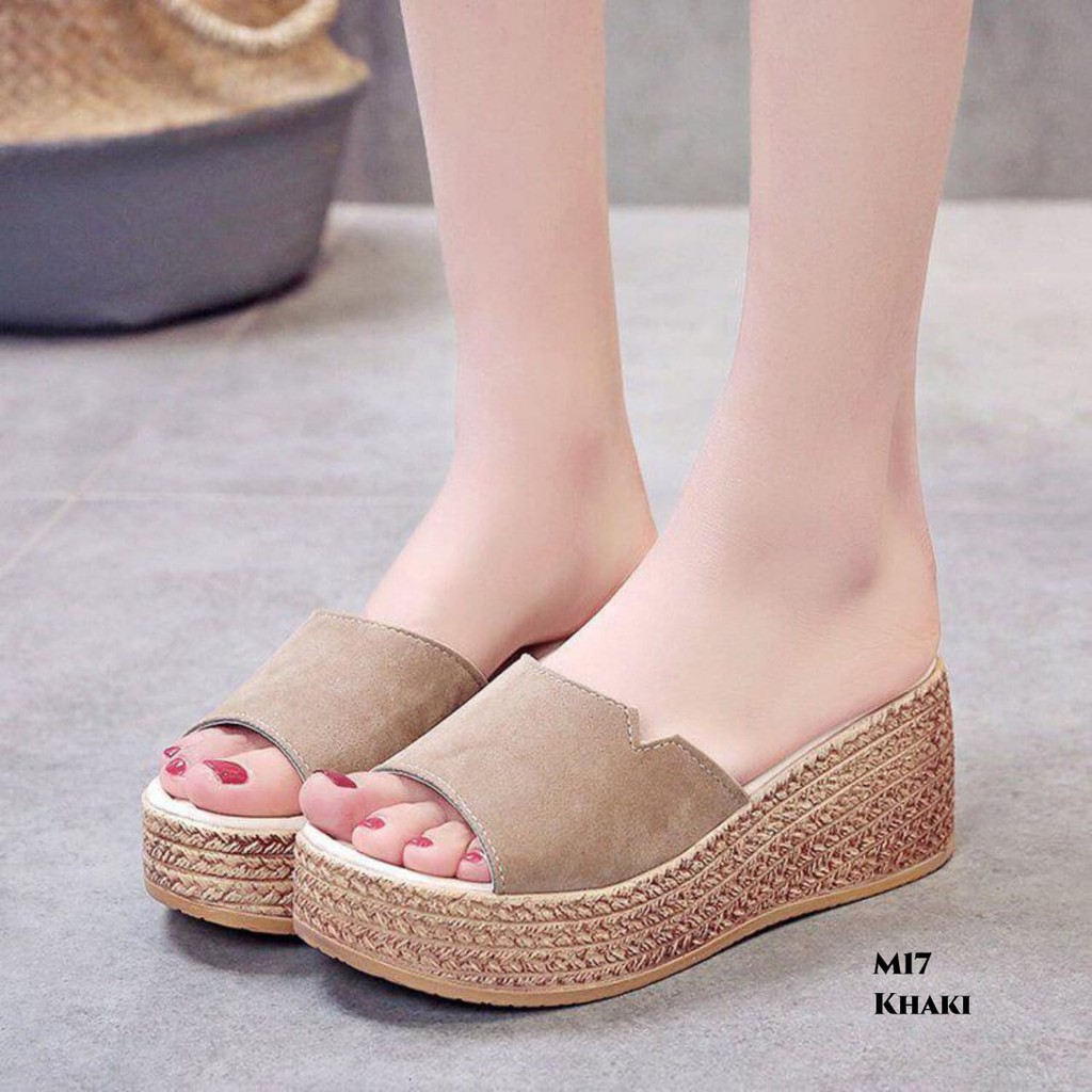 RESTOCK WYN WEDGES SANDAL FASHION KOREA SHOES M17