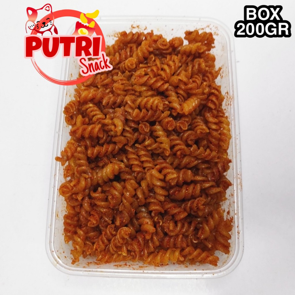 Makaroni Spiral / Uril 200gr Box Seblak Kering