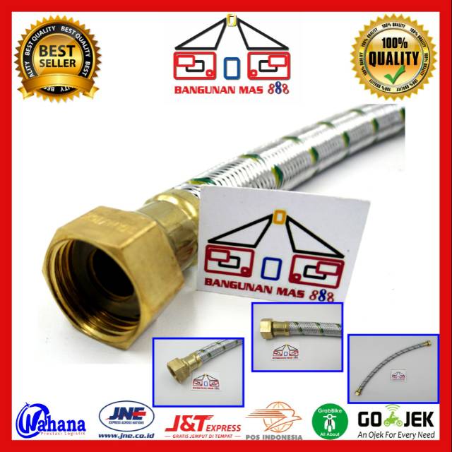 Promo Slang Shower 60 Cm Anyam Stamvick- Selang Flexibel - Slang Flexibel - Slang Flexibel - Selang Closet WMRbyjt3ZjkD0