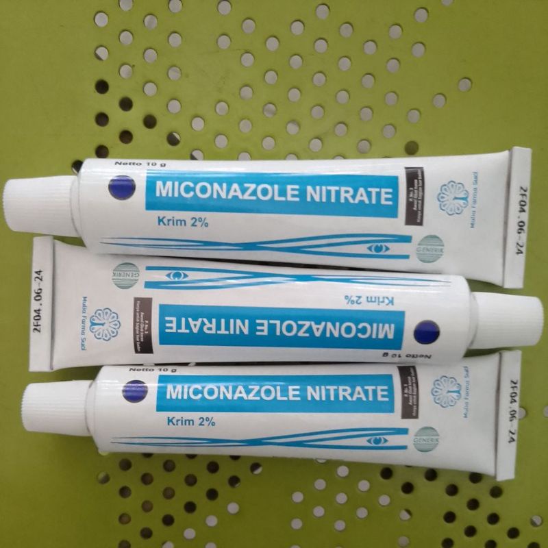 MICONAZOLE KRIM 10 g (Salep Gatal Hilangkan Infeksi Jamur)