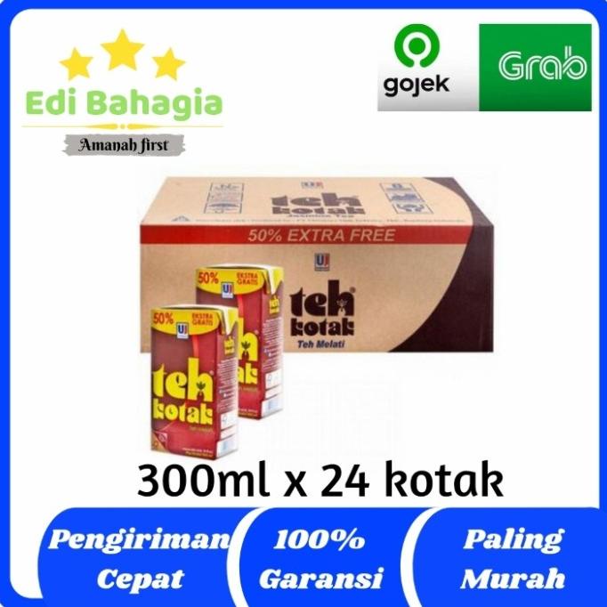 

[ COD ] Teh kotak Ultra jaya rasa Melati 300 mL Box (1 Box = 24 Pcs) HEMAT Kode 142