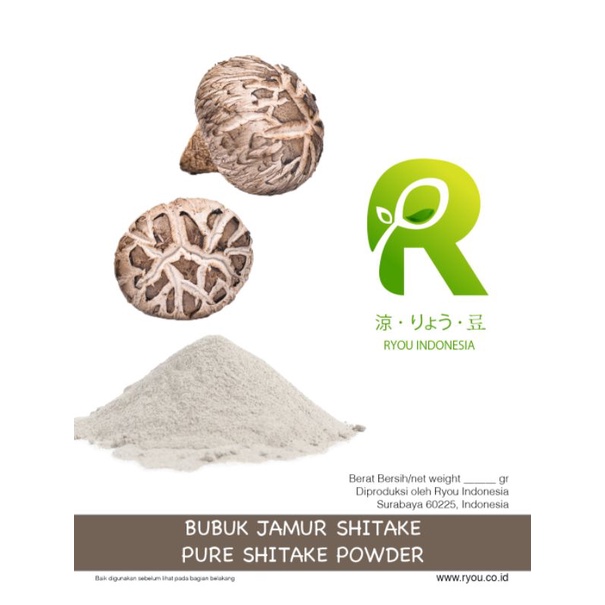 

Shitake Mushroom Powder bubuk jamur shitake