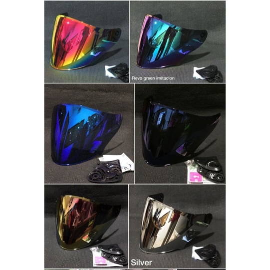 Kaca Helm KYT Kyoto + Rachet Flat Visor Iridium Merk OSBE PNP