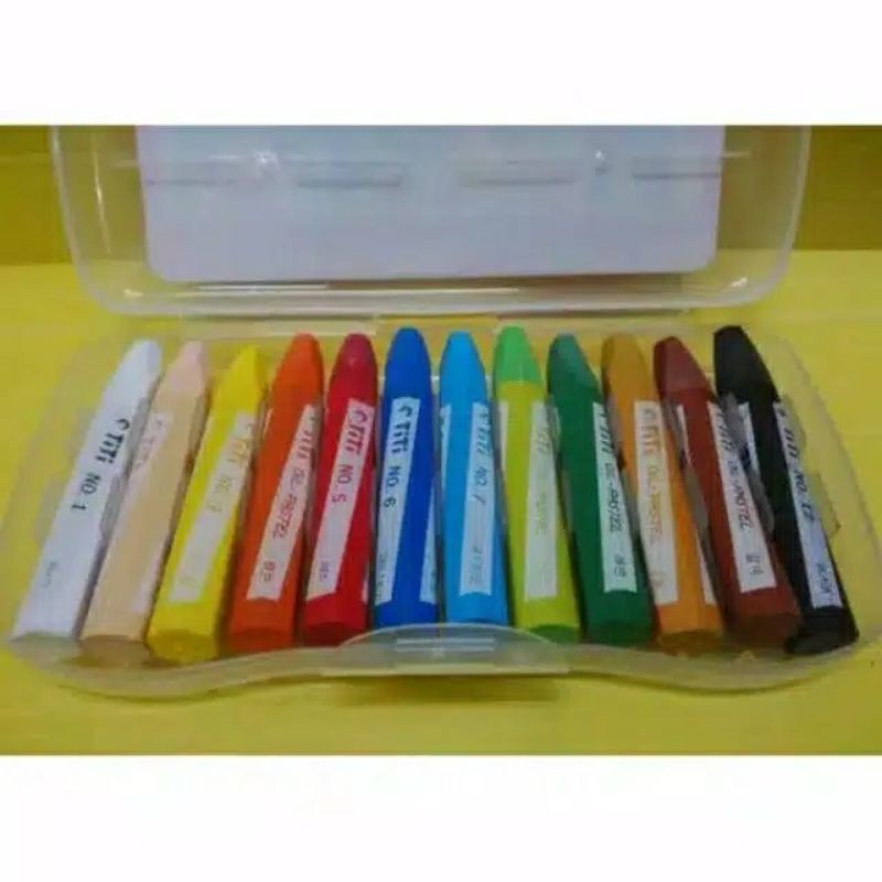 

Krayon titi 12 warna / oil pastel titi 12 warna crayon titi