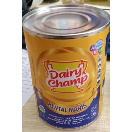 

Dairy champ kental manis 480gr